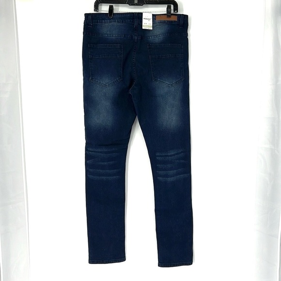 M Society NWT men’s skinny jeans 36X32 - Picture 6 of 8